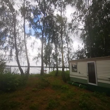 Raj Nad Woda Linia Brzegowa, Deska Sup, Grill Altana Hamaki Ognisko Brzozki 2, Miejsce Dla Max 6 Osob I Dwojki Dzieci, Jedna Sypialnia Z Malymi Lozkami Barkowice Exterior photo